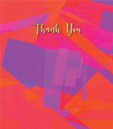 Bright Abstract Top Bat Mitzvah Thank You